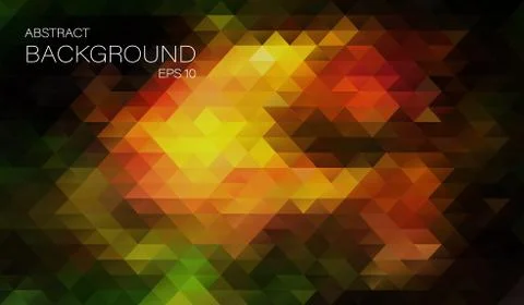 Hipster Color triangle background Stock Illustration