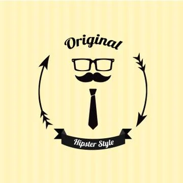 Hipster design Stock Illustration