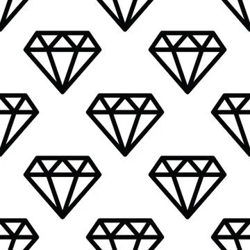 Hipster diamond pattern, abstract shapes seamless vector Stock Illustration