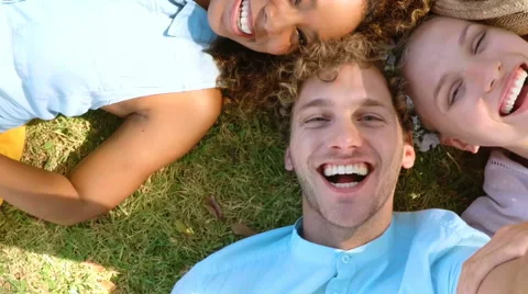 Hipster friends having fun at music festival Stock Footage 65008564