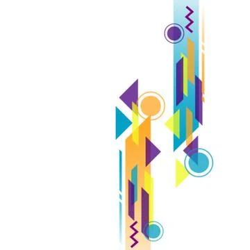 Hipster geometric background 스톡 일러스트