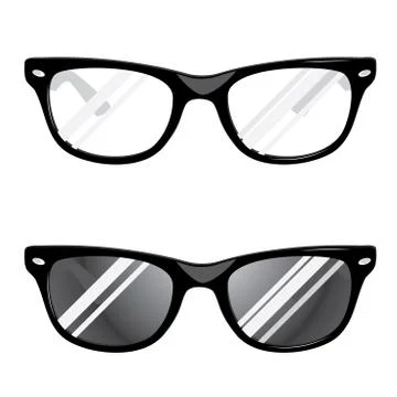 Hipster Glasses Ilustración de archivo