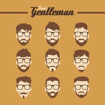 Hipster guy Illustrazione stock