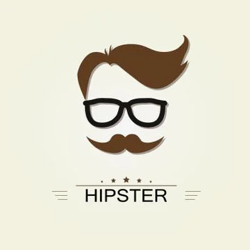Hipster icon Stock Illustration