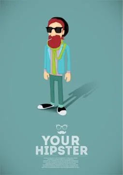 Hipster Stock Illustration