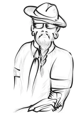 Hipster Stock Illustration