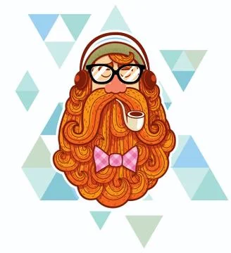 Hipster Stock Illustration