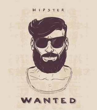Hipster Stock Illustration
