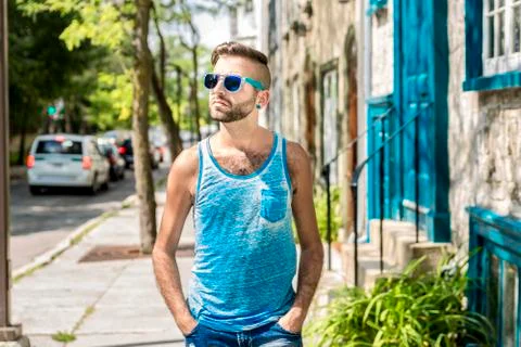 Hipster men Stock-Fotos