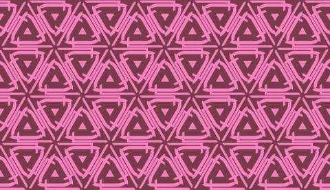 Hipster pattern with polygonal elements. Triangles style. Vector Seamless ill 스톡 일러스트