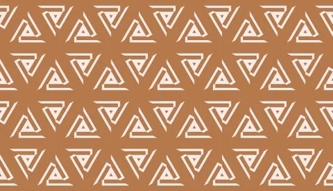 Hipster pattern with polygonal elements. Triangles style. Vector Seamless ill Illustrazione stock