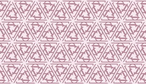 Hipster pattern with polygonal elements. Triangles style. Vector Seamless ill イラスト素材