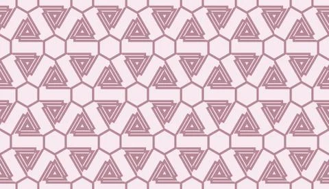 Hipster pattern with polygonal elements. Triangles style. Vector Seamless ill Illustrazione stock
