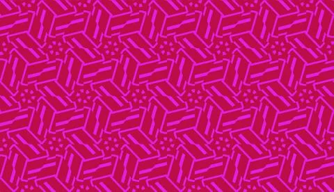 Hipster pattern with polygonal elements. Triangles style. Vector Seamless ill 스톡 일러스트