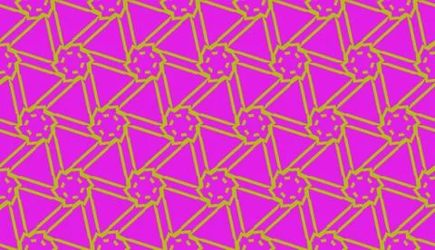 Hipster pattern with polygonal elements. Triangles style. Vector Seamless ill 库存插图