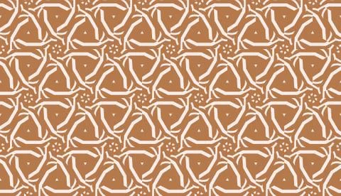 Hipster pattern with polygonal elements. Triangles style. Vector Seamless ill Illustrazione stock