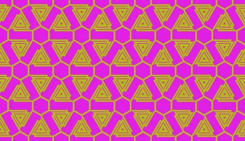 Hipster pattern with polygonal elements. Triangles style. Vector Seamless ill Illustrazione stock