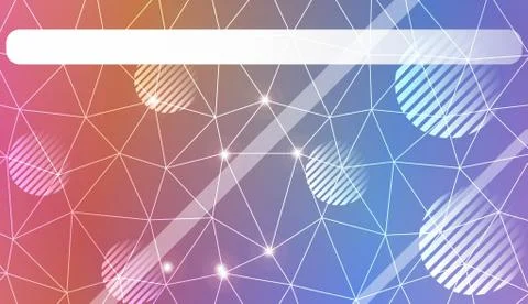 Hipster pattern with triangles, line, circle, space for text elements. For mo Stock Illustration