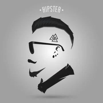 Hipster punk style Stock Illustration