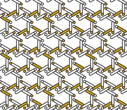 Hipster seamless pattern, Memphis style Stock Illustration