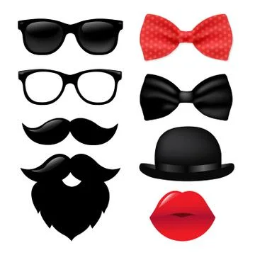 Hipster Set Stock Illustration