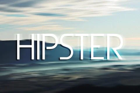 Hipster Slogan Text Stock Illustration