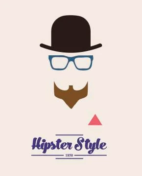 Hipster style background Stock Illustration