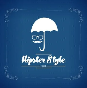 Hipster style background Stock Illustration