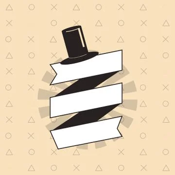Hipster style emblem image Stock Illustration