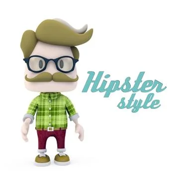 Hipster style Stock Illustration