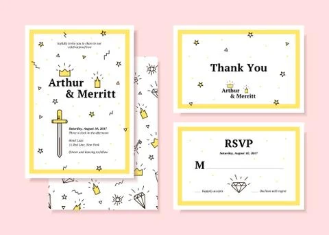 Hipster style, invitation Stock Illustration