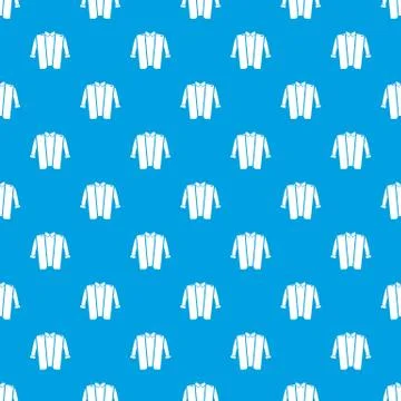 Hipster style pattern seamless blue Stock Illustration