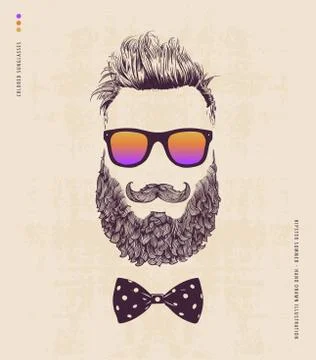 Hipster summer Stock Illustration