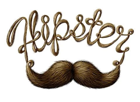Hipster Symbol Stock Illustration