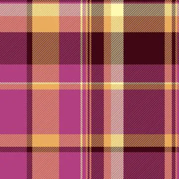 Hipster tartan vector check, femininity textile background pattern. Collect.. Stock Illustration