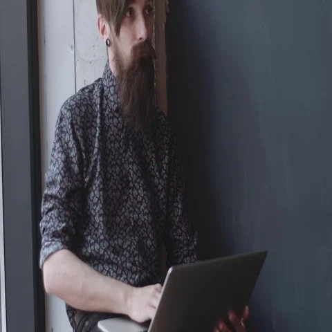 Hipster using digital notebook. Stock Footage 69290479