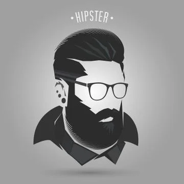 Hipster winter style Stock Illustration
