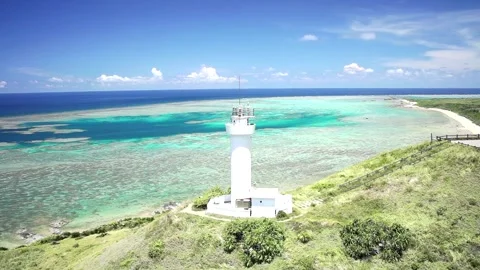 Hirakubo Cape Lighthouse Stockbeeldmateriaal 332522030