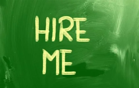 Hire Me Concept Illustrazione stock