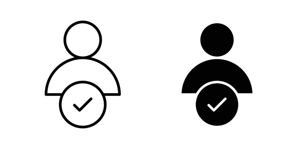 Hired icon for web projects Stock Illustration