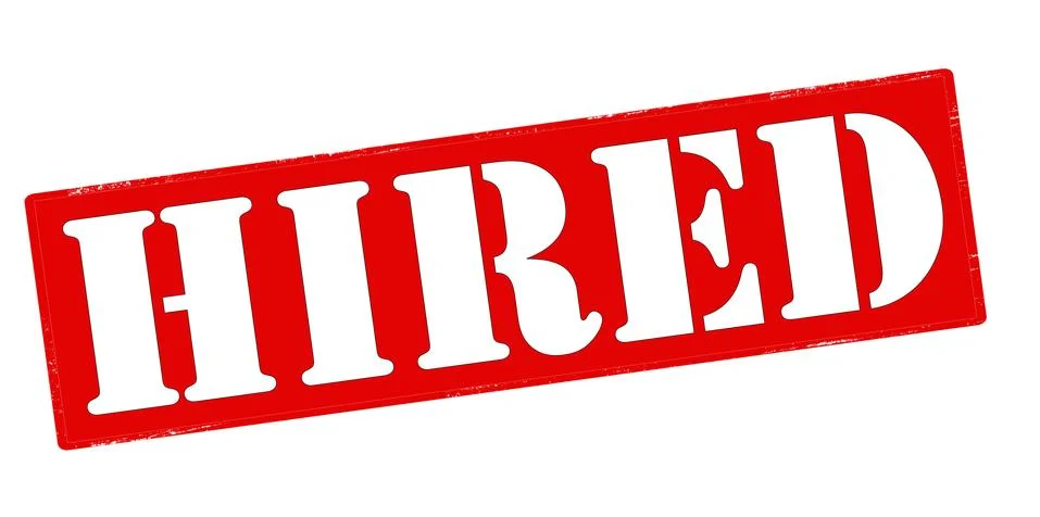 Hired Illustrazione stock