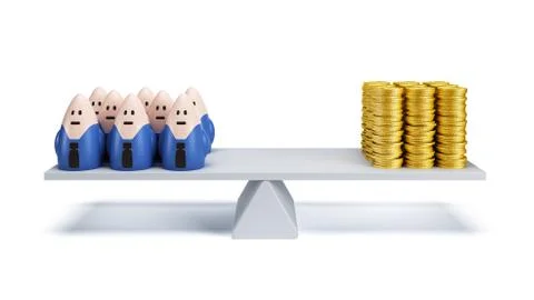 Hired workers Stock Illustration