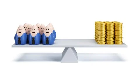 Hired workers Stock Illustration