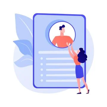 Hiring employee vector concept metaphor Stock Illustration