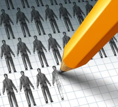 Hiring employees 스톡 일러스트