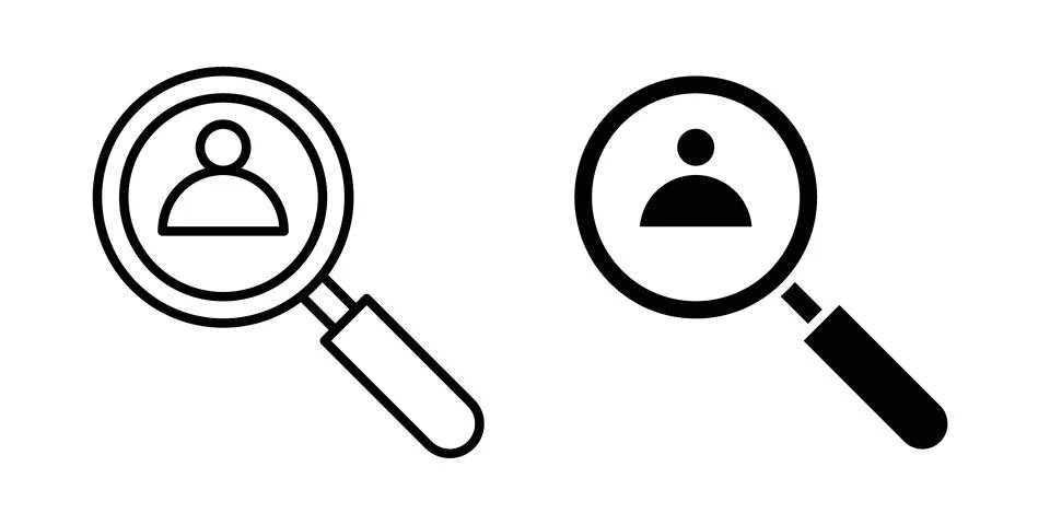 Hiring icon vector symbol graphics 스톡 일러스트