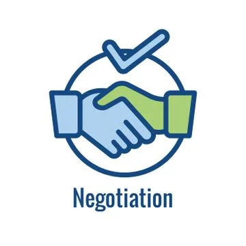 Hiring Process icon showing an aspect of being a new hire Stock Illustration