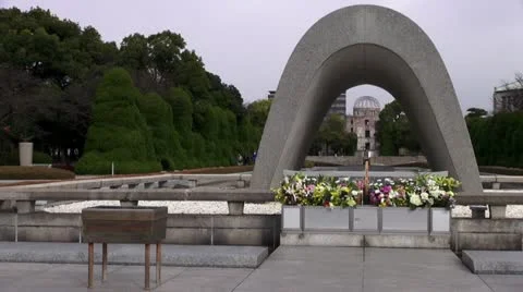 Hiroshima Atomic Bomb Dome And Peace Park Memorial Видео 21831521