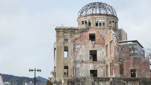 Hiroshima Atomic Bomb Dome Stock Footage 235852255