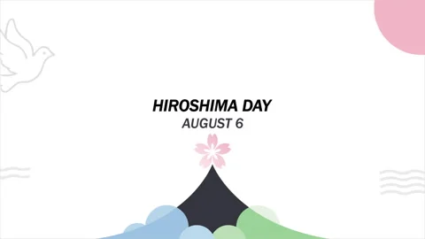 Hiroshima AUGUST 6 landscape Stock Footage 340036766